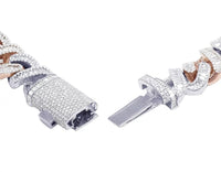 Iced Out Infinity Baguette Cuban Chain