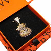 Orange Money Bag Pendant đź’°