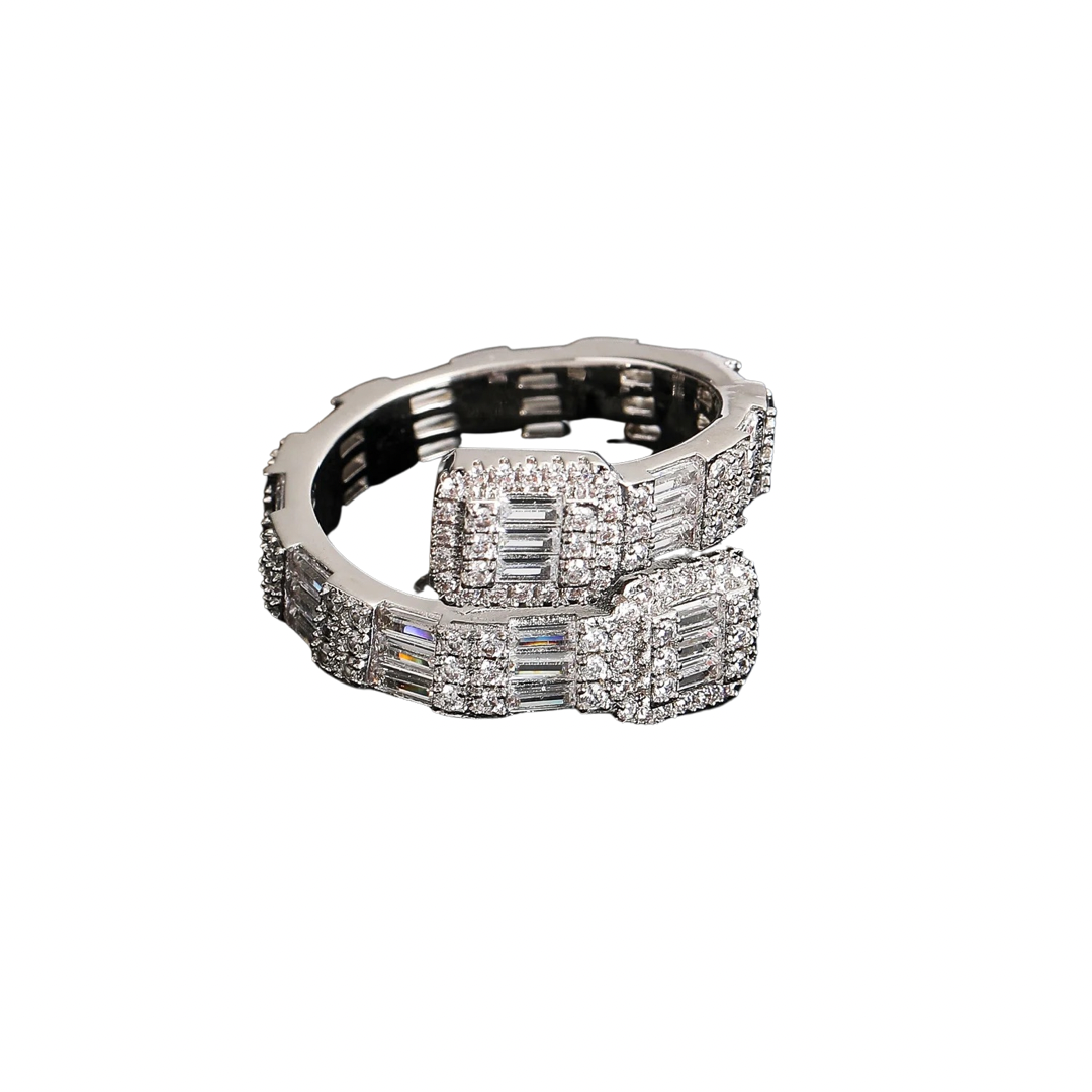 Dripwatch Iced Out Baguette Rings π₯