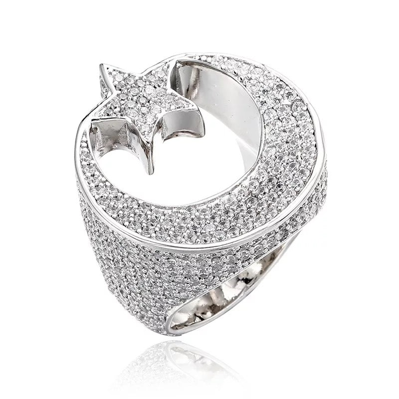 Crescent Moon Ringš