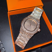 18K Gold VVS Iced Out Dripwatch
