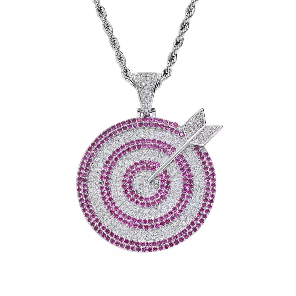 Iced Out Target Pendant🎯