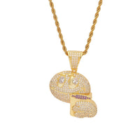 Smiley Purple Soda Pendant 🥤