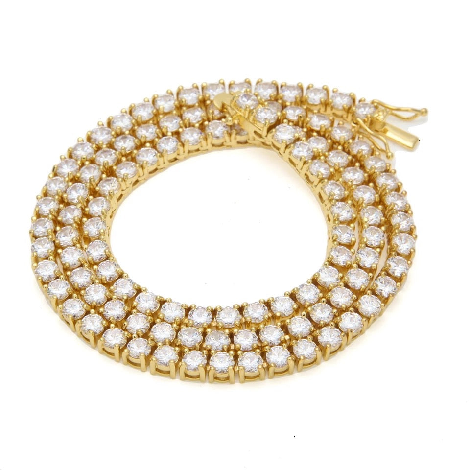 17 Carat VVS Diamond Tennis Chain