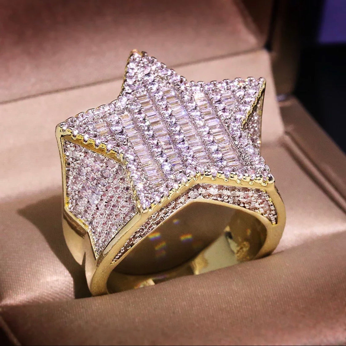 Baguette Star Ring ⭐️