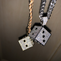 Iced Out Dice Pendant 🎲