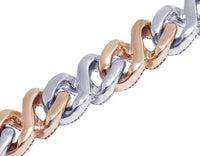 Iced Out Infinity Baguette Cuban Chain