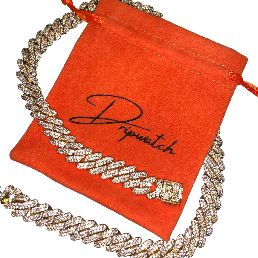 Dripwatch Iced Out 12mm Cuban Link Chain