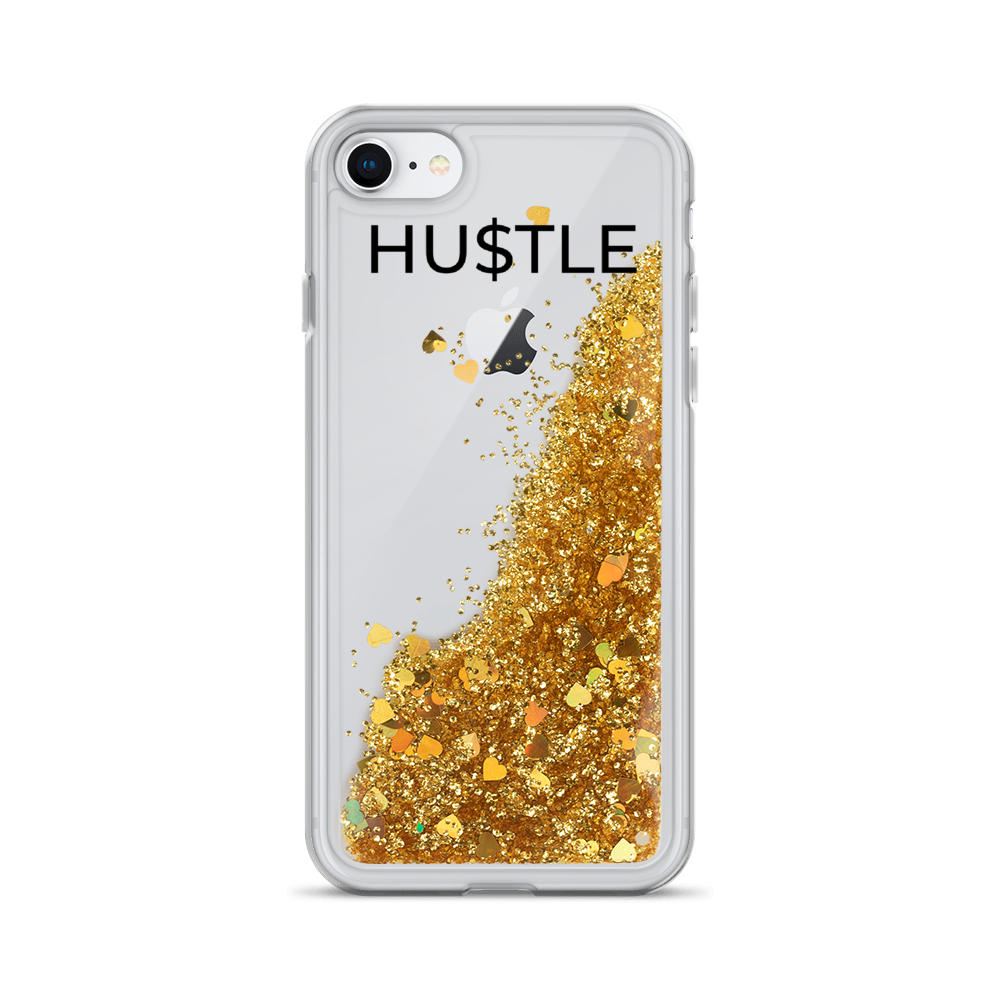 HU$TLE Liquid Glitter Phone Case