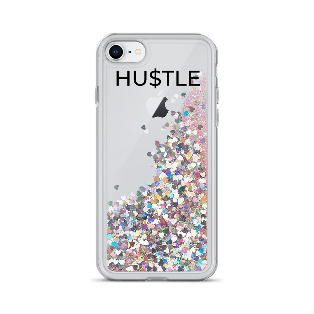 HU$TLE Liquid Glitter Phone Case