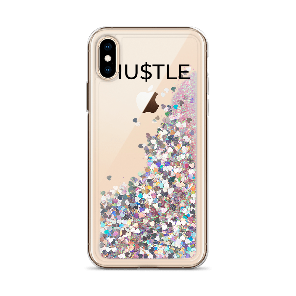 HU$TLE Liquid Glitter Phone Case