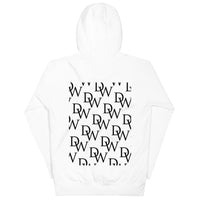 Dripwatch White Calligraphy Hoodie
