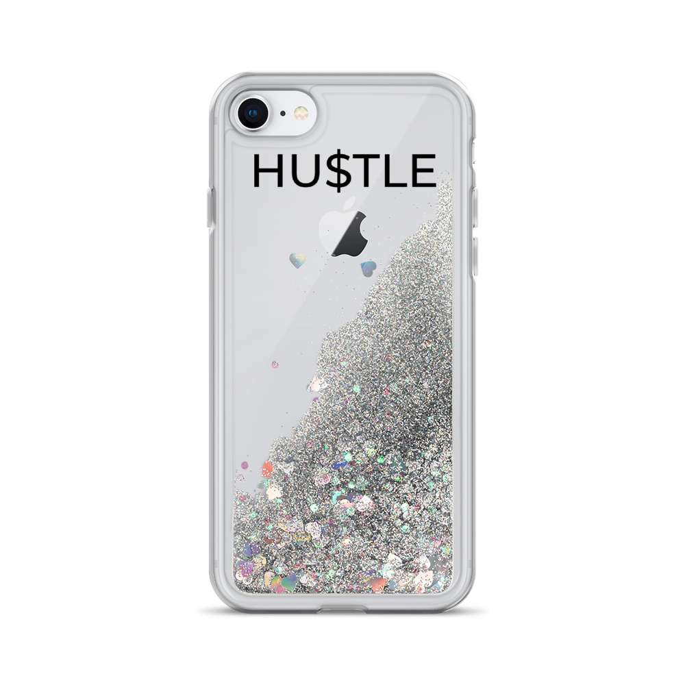 HU$TLE Liquid Glitter Phone Case