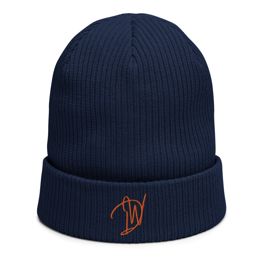 Dripwatch Calligraphy Organic Beanie