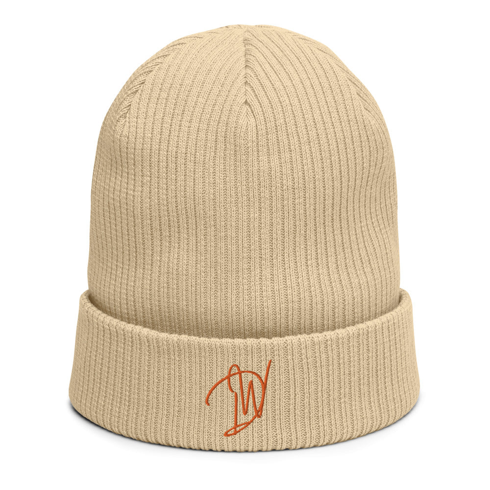Dripwatch Calligraphy Organic Beanie