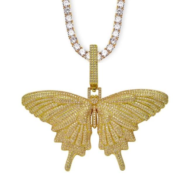 iced-out-butterfly-design-pendant-cuban-chain-necklace-dripwatch.store