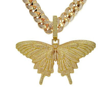 iced-out-butterfly-design-pendant-cuban-chain-necklace-dripwatch.store