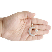 Diamond Crescent Pendant