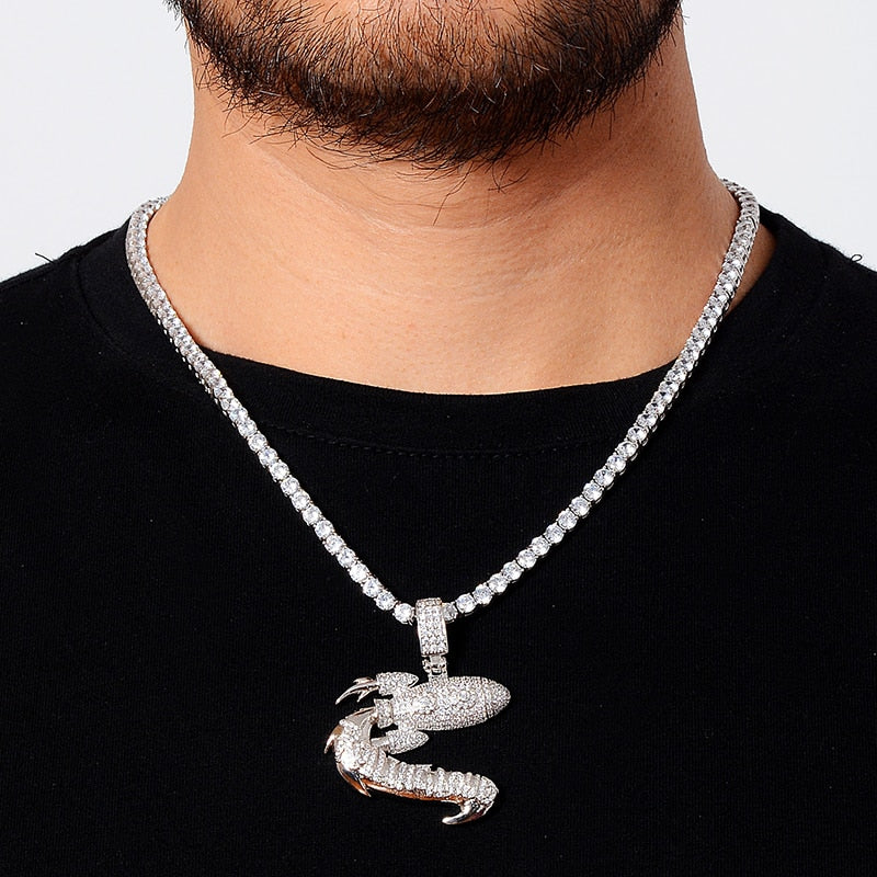 Iced Out Rolling LOUD Rocket Pendant
