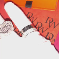 Dripwatch Iced Out Baguette Heart Rings