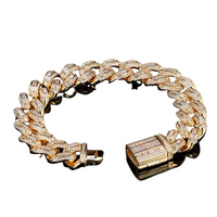 12 MM Baguette Cuban Link Bracelet