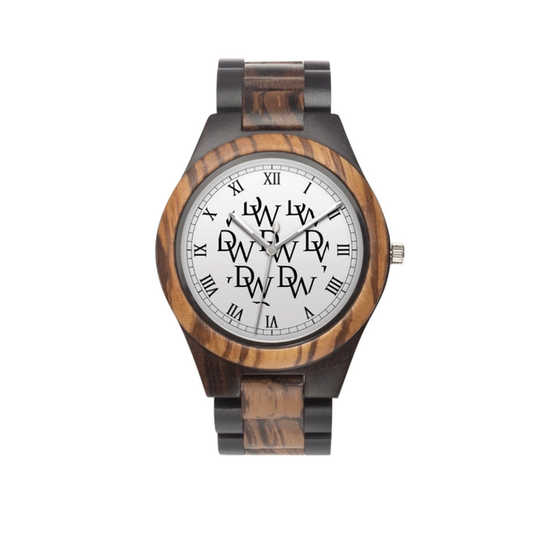 Dripwatch Roman Numerals Ebony Wooden Imperial Watch