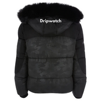 Dripwatch Camo Puffer Jacket