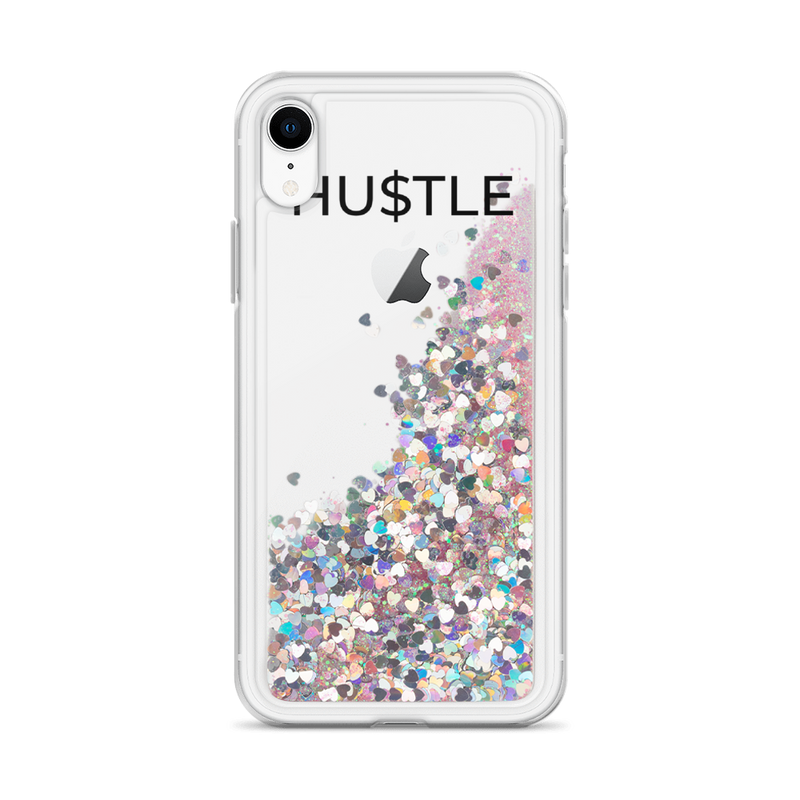 HU$TLE Liquid Glitter Phone Case