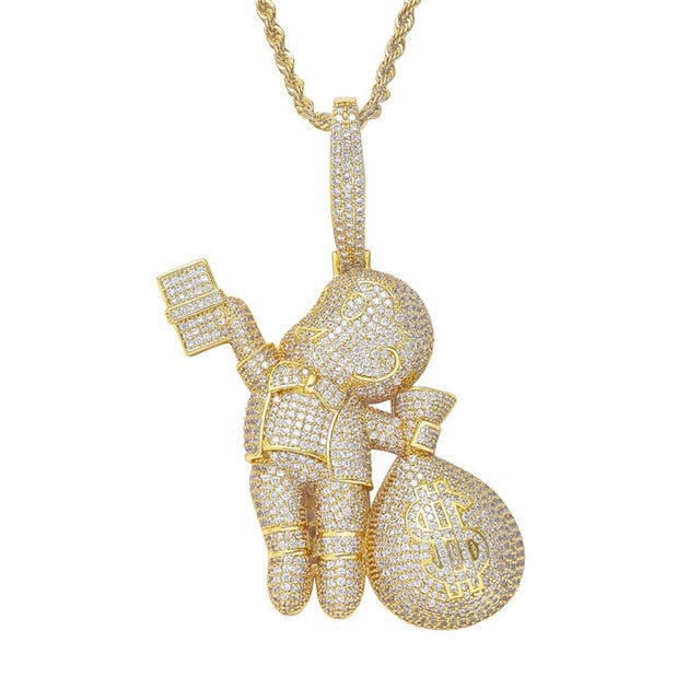 Bands Boy With Money Bag Pendant
