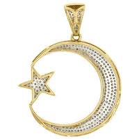 Diamond Crescent Pendant
